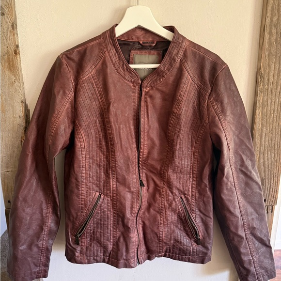 Maurices Jackets & Blazers - Maurice’s Women's Brown Leather Jacket
